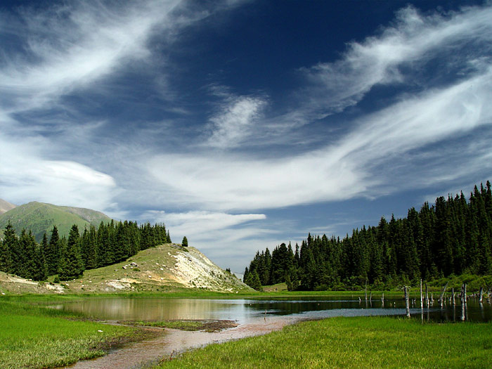 Горное озеро (второй вариант) горное озеро путешествия mountain lake discovery