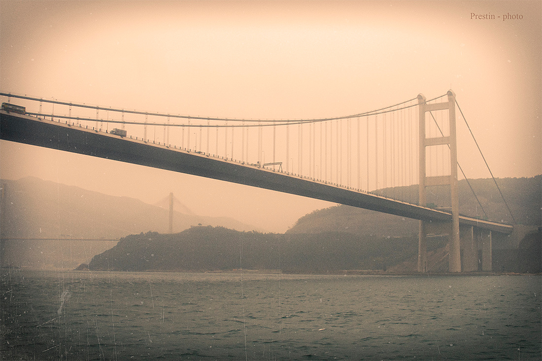 Туманный не Альбион... гонконг азия море мосты горы
