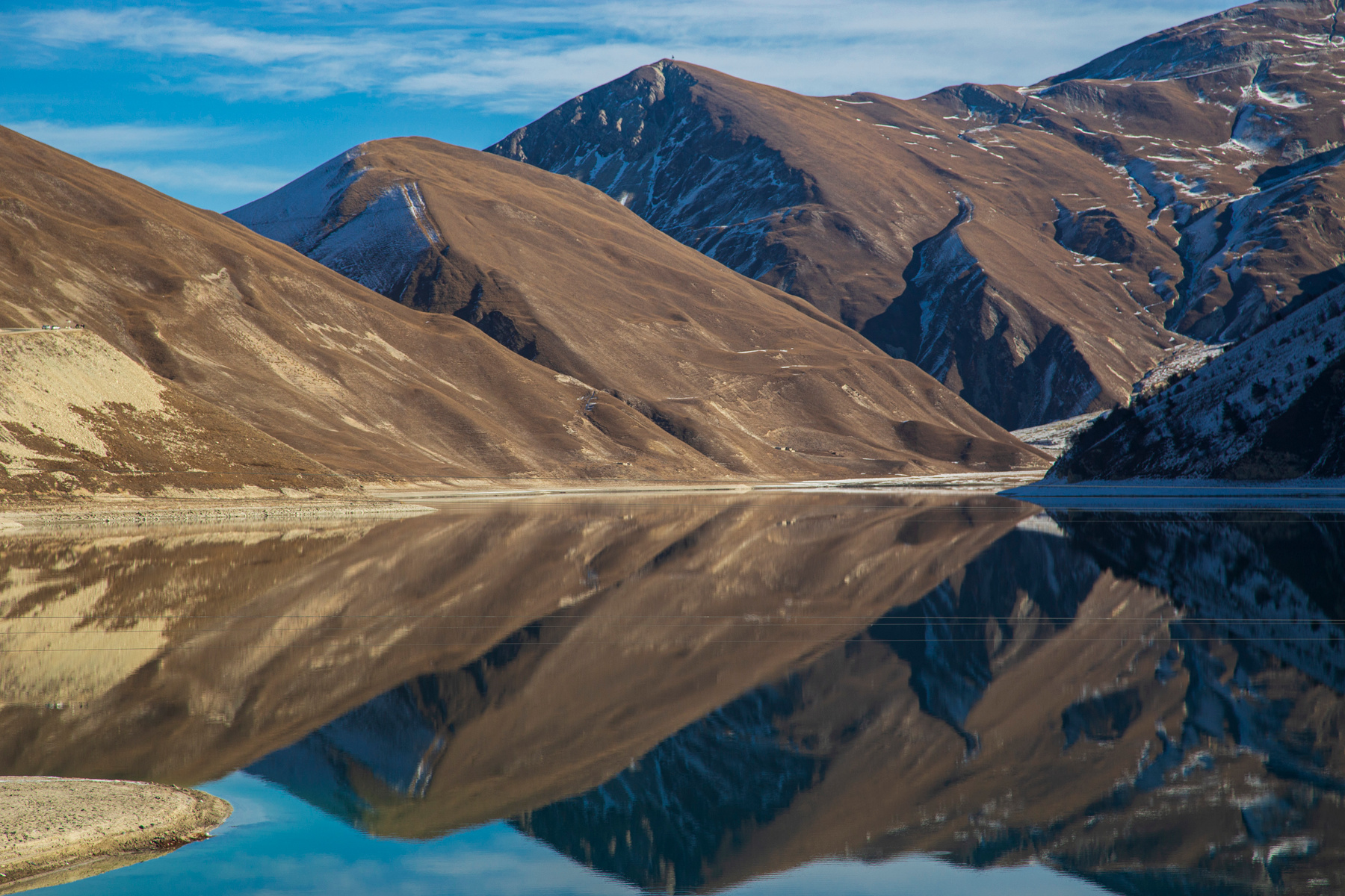 Зеркало Озеро Казеной-Ам Чечня Кавказ