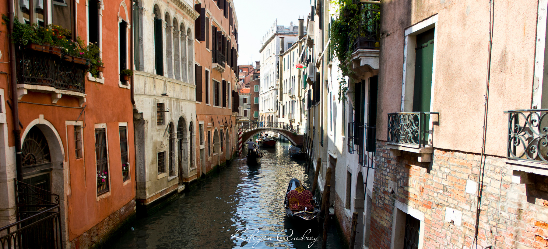 Каналы Венеции Венеция Италия канал путешествие город