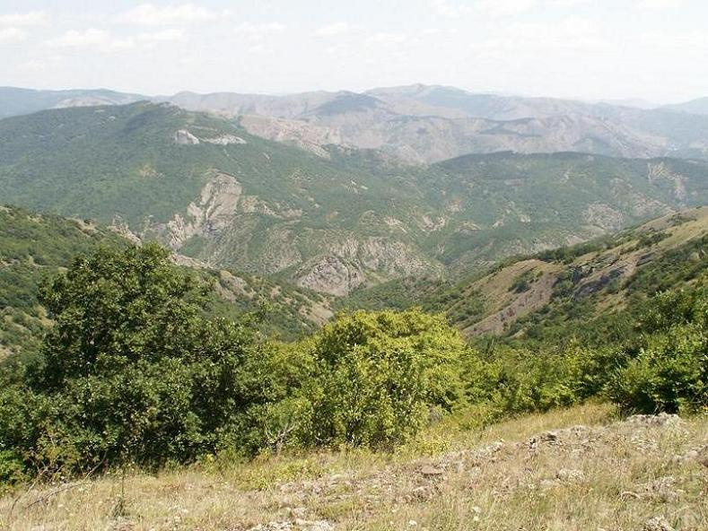 ЮБК. Леса и горы пейзаж