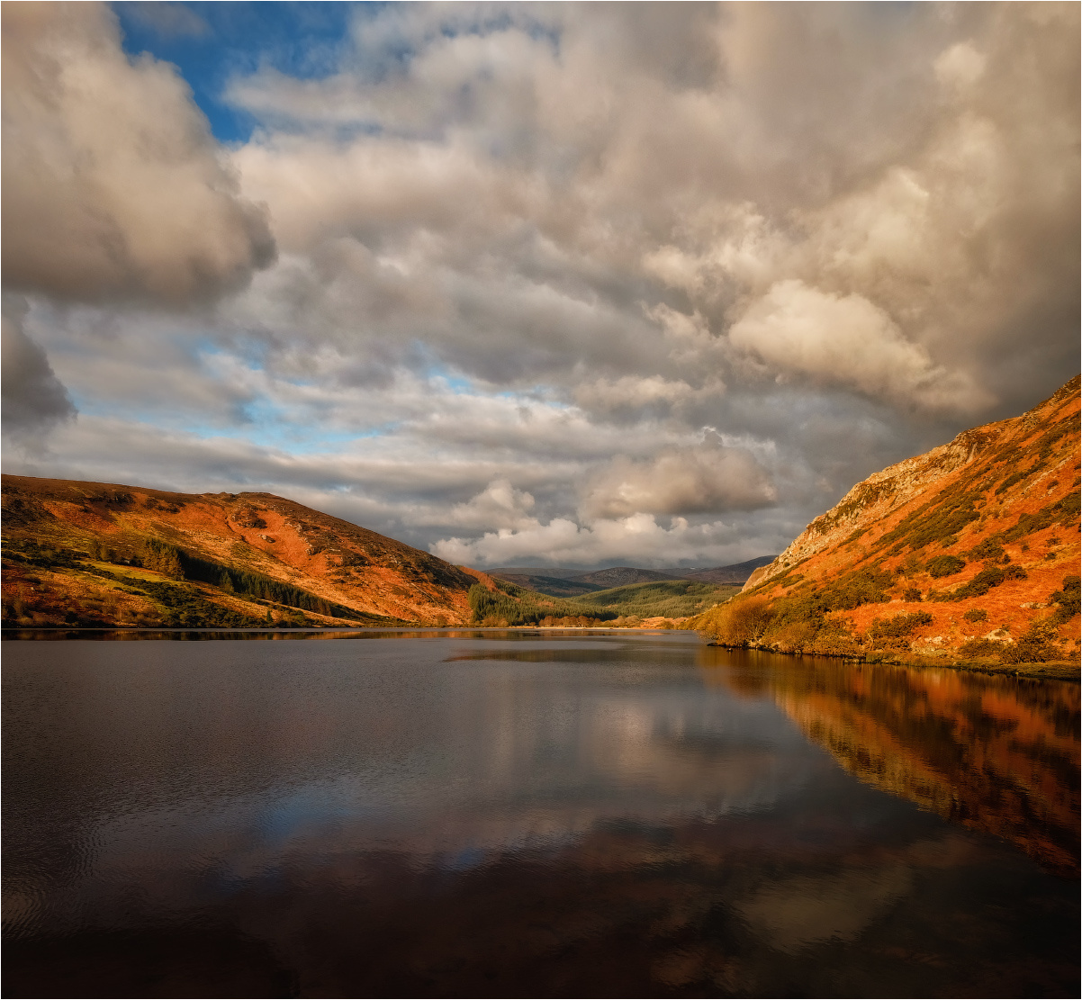 ...Lough Dan... ireland wicklow mountains lough lake water nature outdoors reflection landscape cloudscape mountain scape morning scenic scenery europe picturesque awe spectacular