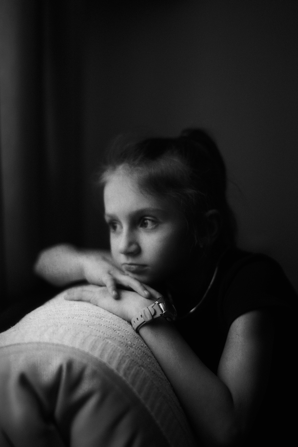 Евфросиния ребенок девочка детское фото семейное чернобелое черно белый портрет
