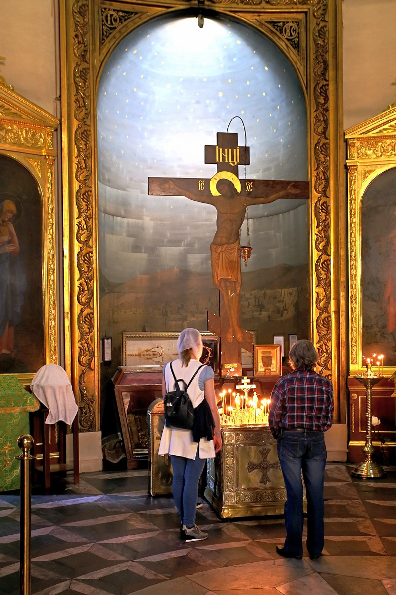 *** Санкт-Петербург Казанский собор молитва люди