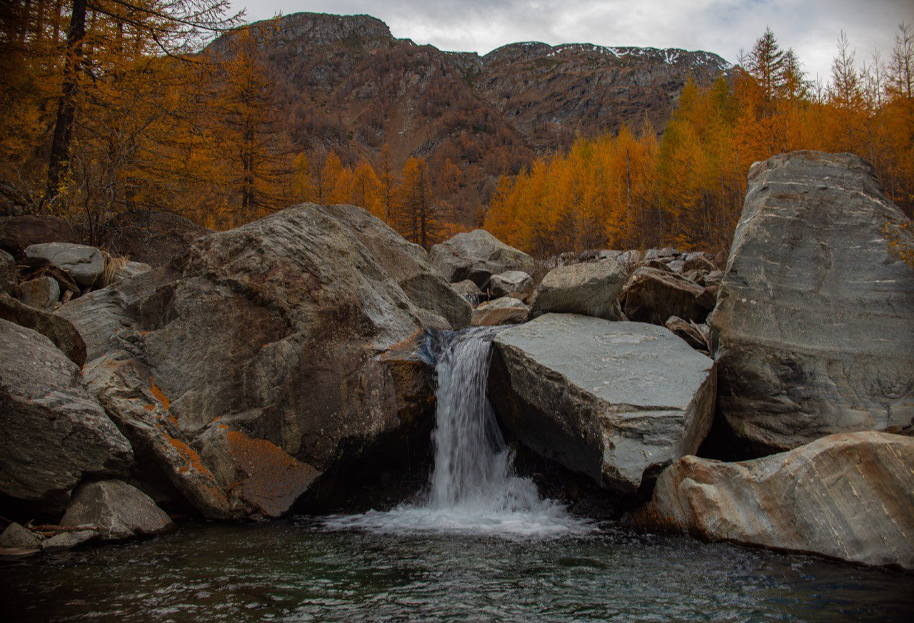Вода Водопад осень пейзаж природа вода лес гора