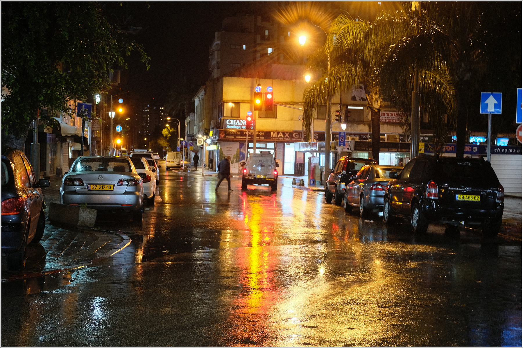 Дождь. street city rein midnight