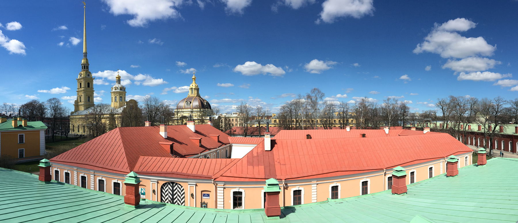 Крыши Петропавловской крепости Санкт-Петербург Петропавловская крепость