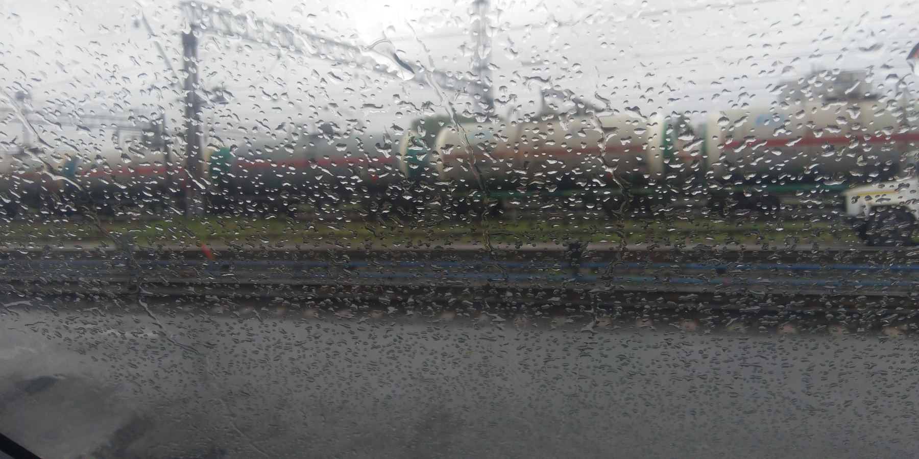 природа поезд путь дождь окно грусть
