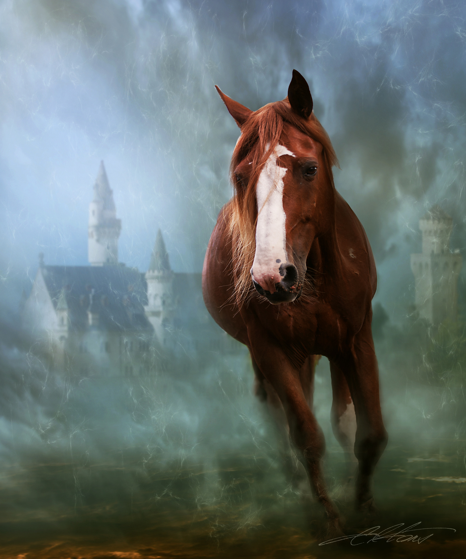 Rembrant Comes Digital Photo Art Horses Eltons Fantasies