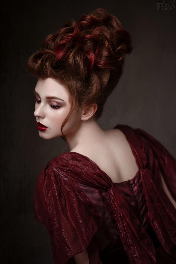 *** beauty portrait muah makeup creative inspiration redhead curly hair hairstyle romantic