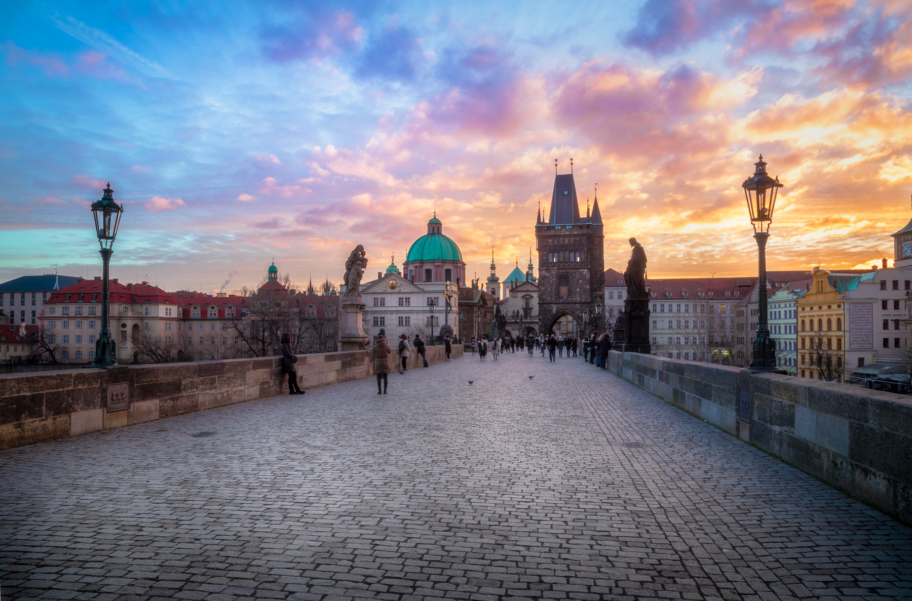 Прага: утро город архитектура Прага Praha мост рассвет утро