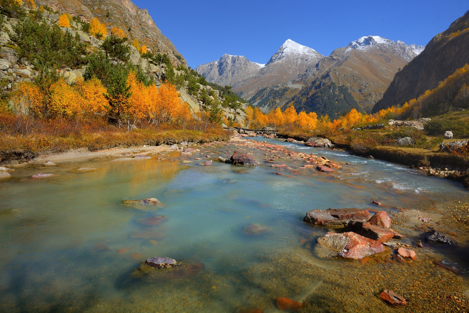 Осень В Горах Кавказа Фото