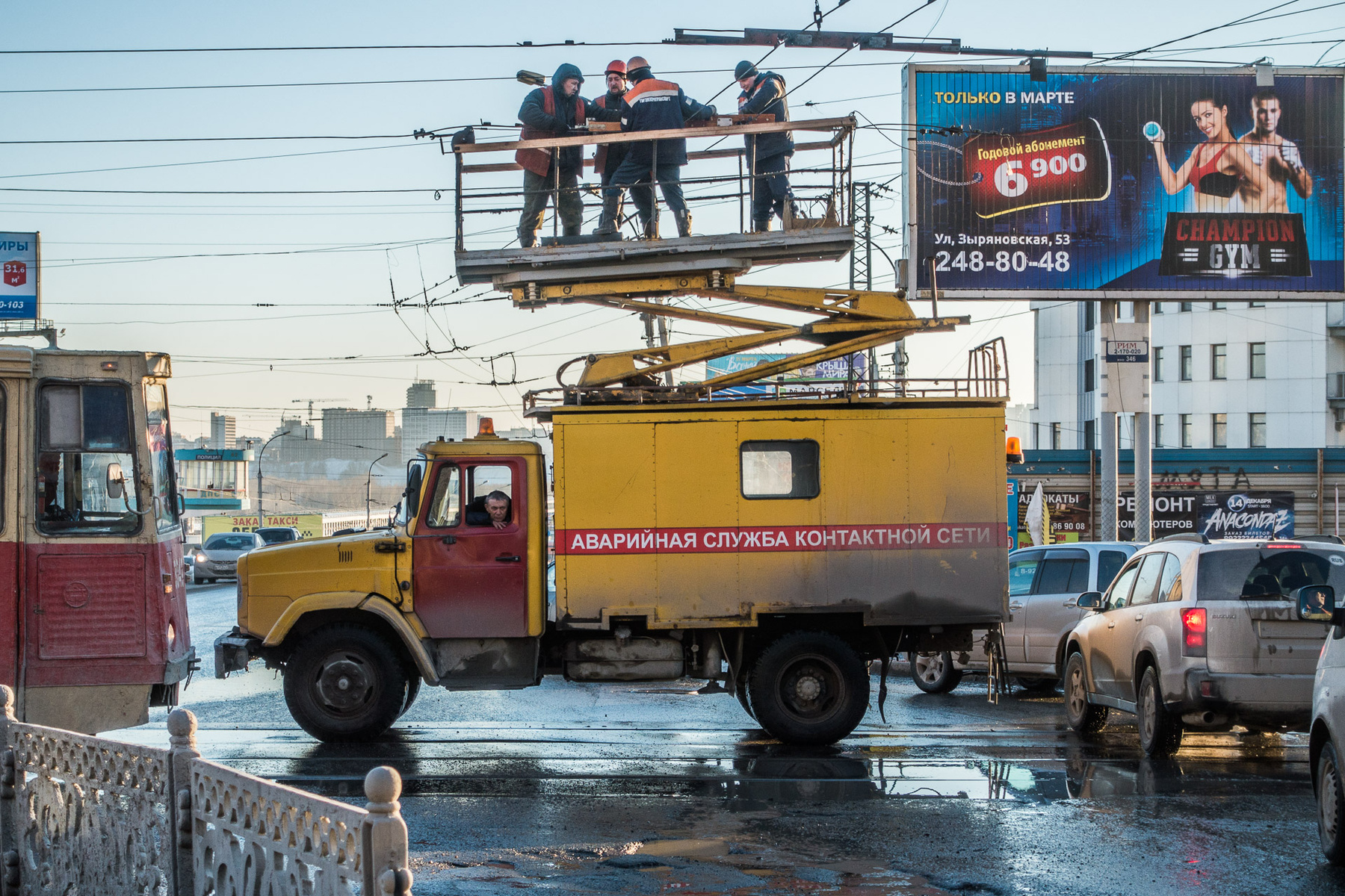 Фотография Ремонт контактной сети. из раздела жанр #6238880 - фото.сайт -  sight.photo