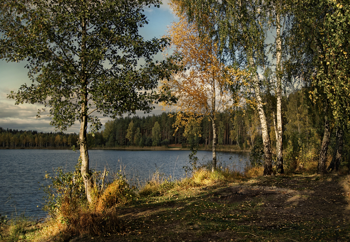 ***Осень на озере. 