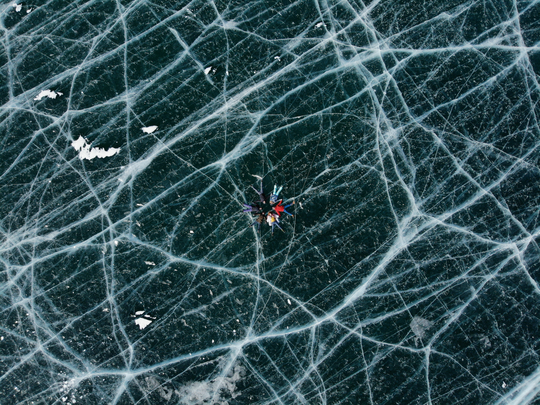 Зимний Байкал байкал озеро лед дрон