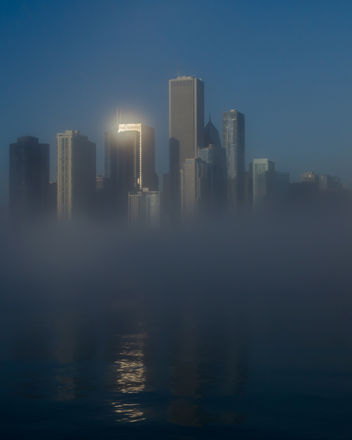Мираж туман город