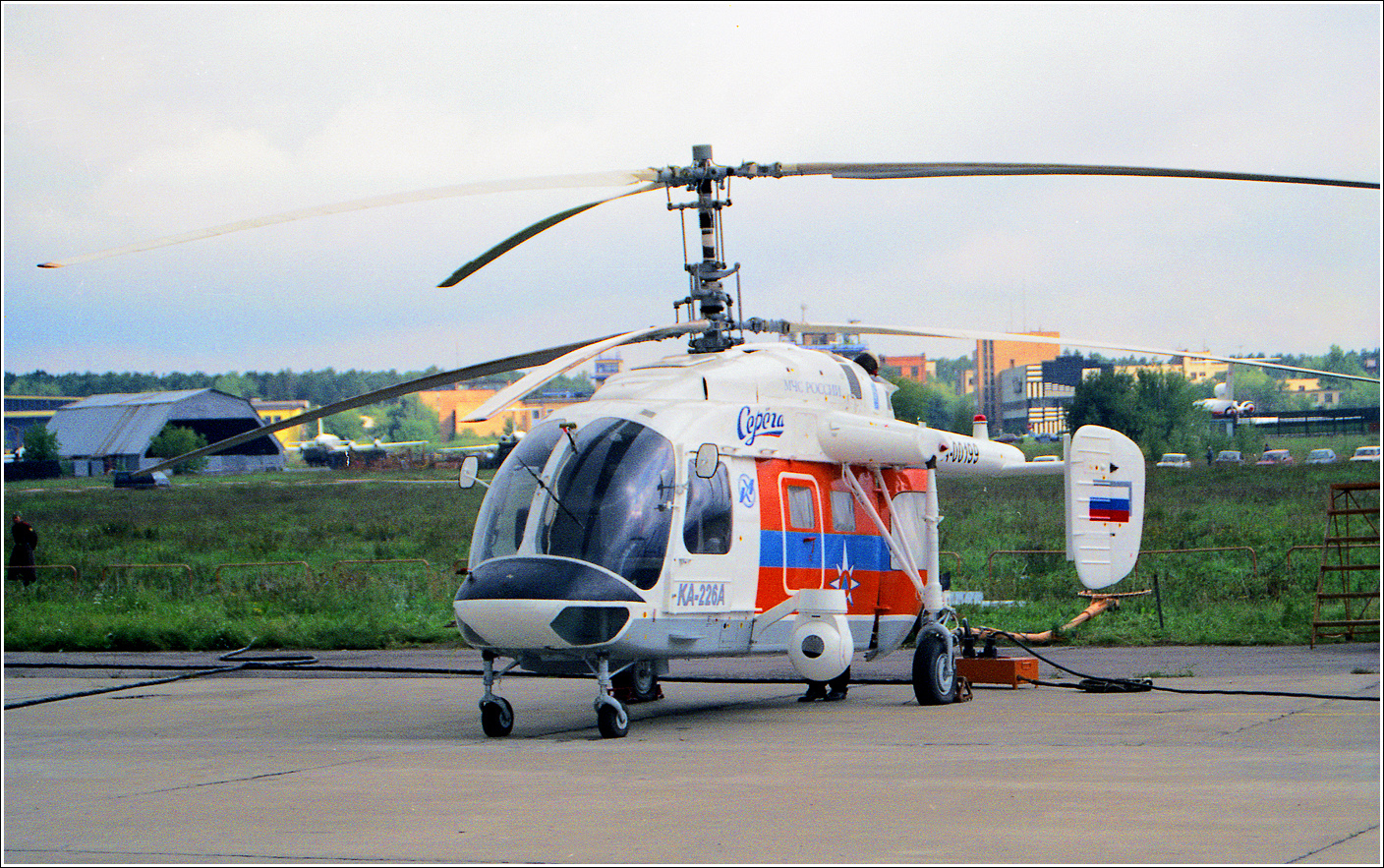 Ка-226,1999 год Ка-226 авиация вертолет стоянка 1999 Жуковский МАКС
