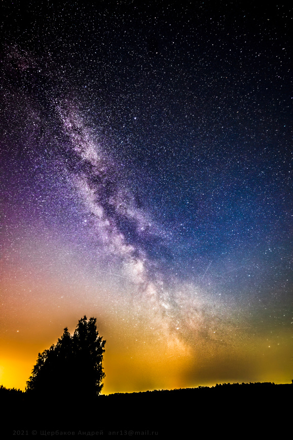 Молочная дорога тамбов пейзаж млечный путь звезды звездное небо Milky Way астрофотография