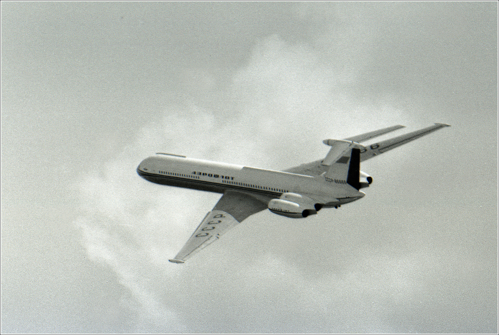 Ил-62 Ил-62 авиация самолет полёт Домодедово 1967