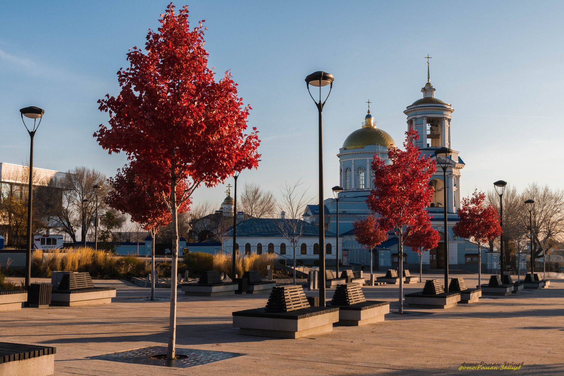 Фотография Осень на Советской площади.Воронеж,Покровский собор из раздела  город #7195769 - фото.сайт - sight.photo