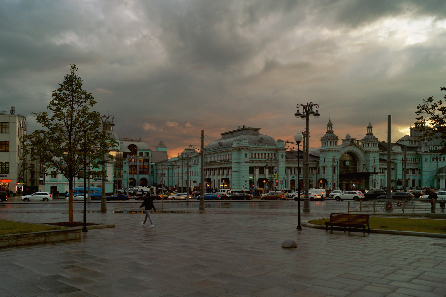 После дождя. Московские зарисовки Москва вечер закат после дождя