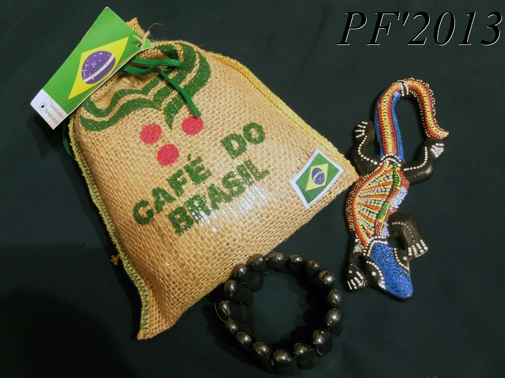 pf'2013 Бразилия, кофе, игуана, гематит, браслет