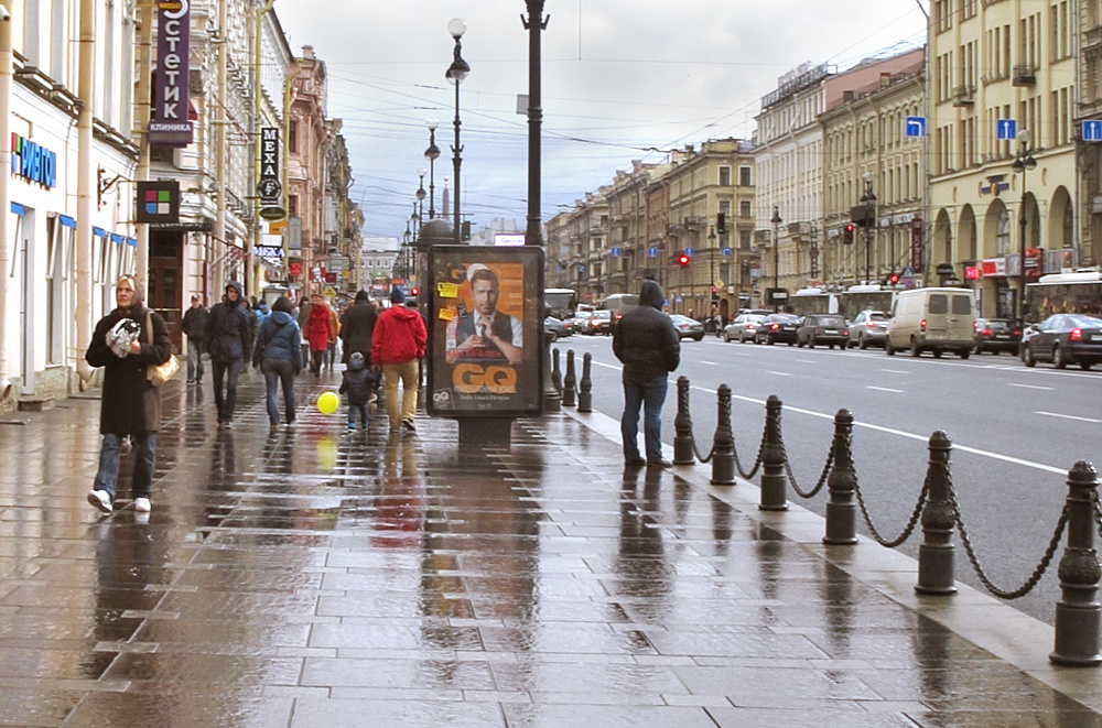 Невский проспект центр города Петербург