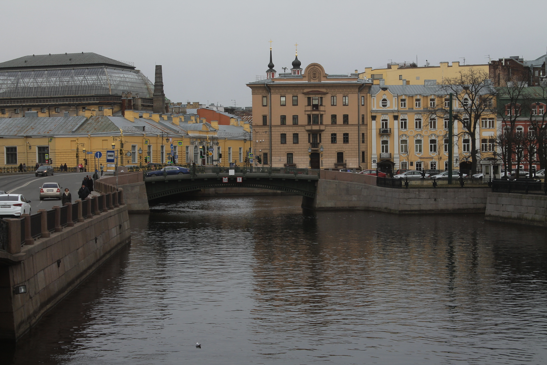 Вид на 1-й Инженерный мост (Санкт-Петербург) Санкт-Петербург