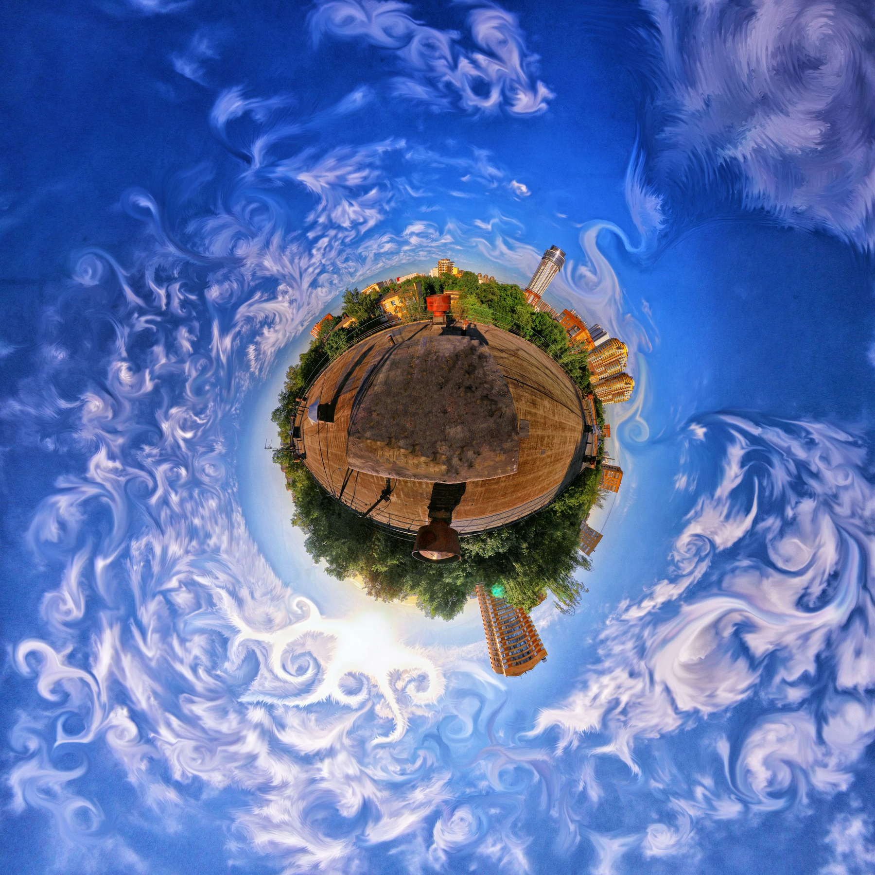 Мой дом, моя планета... Панормама Планета Город Химки Арт Творчество Фото
