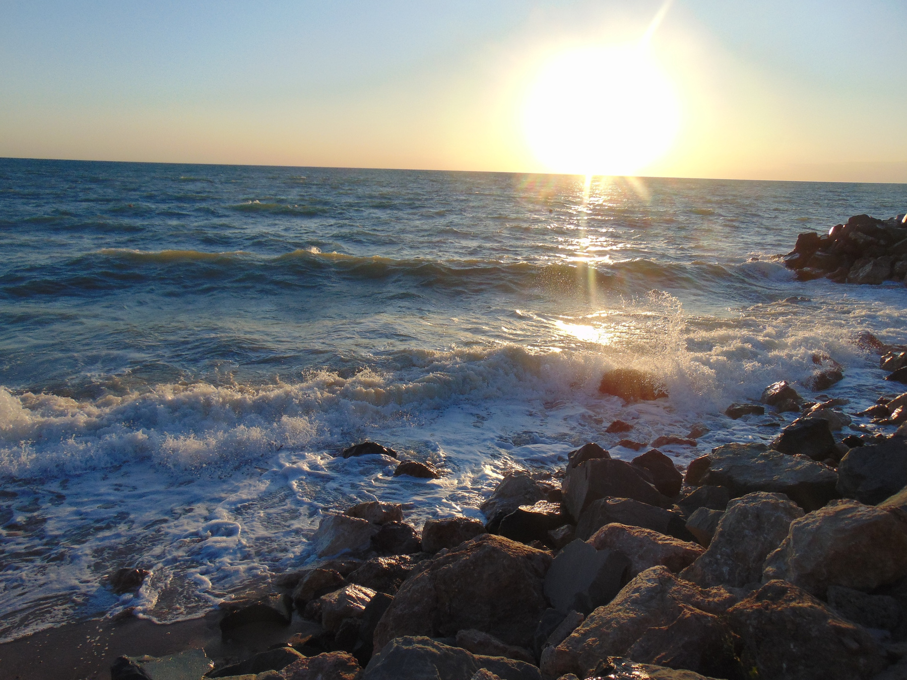 Крым - это любовь с первого взгляда крым море волны закат