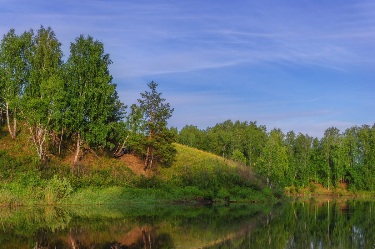 Кусочек лета Курган Курганская область Россия пейзаж природа рассвет утро