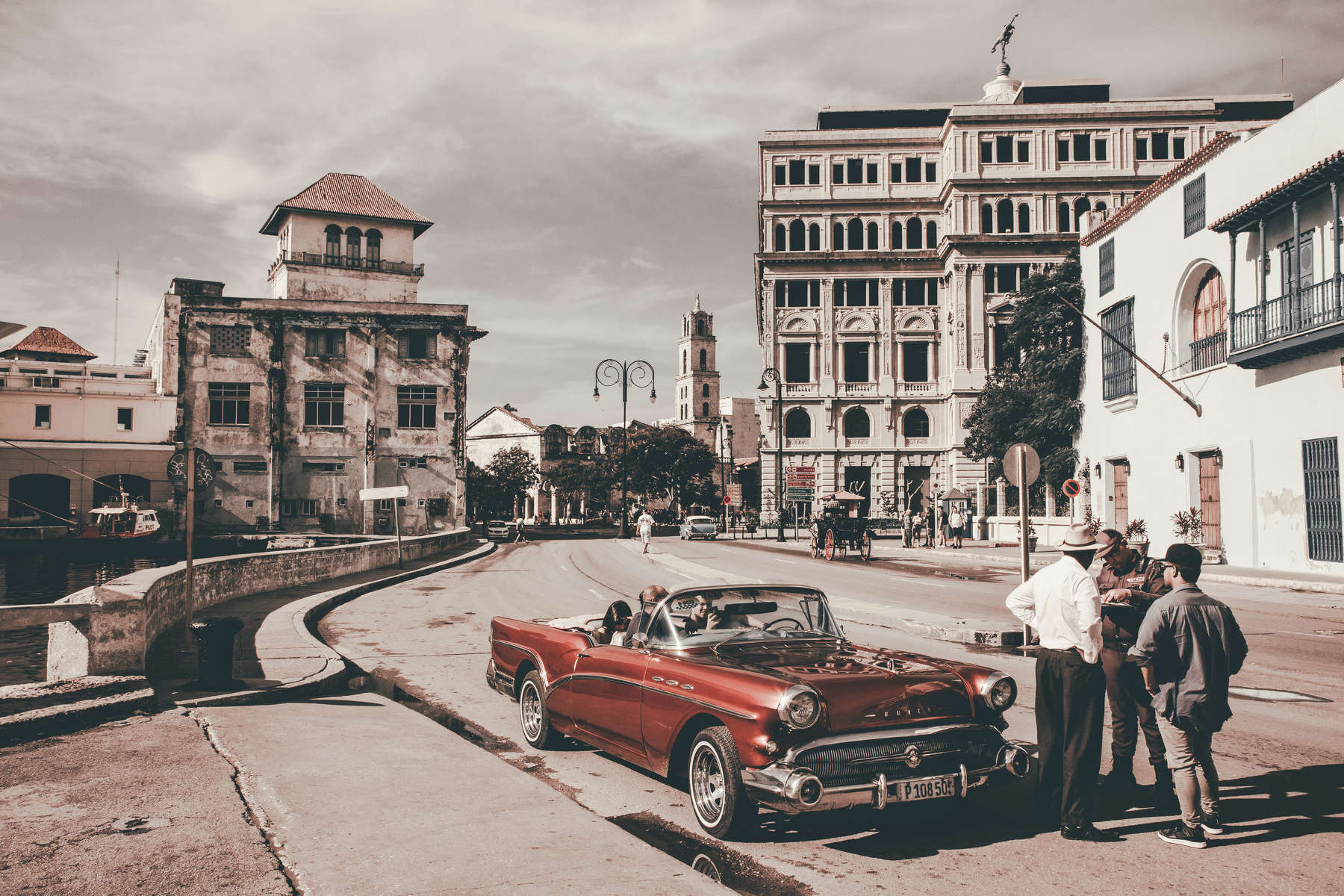 Куба. Гавана. Атмосфера города Гавана Куба Город