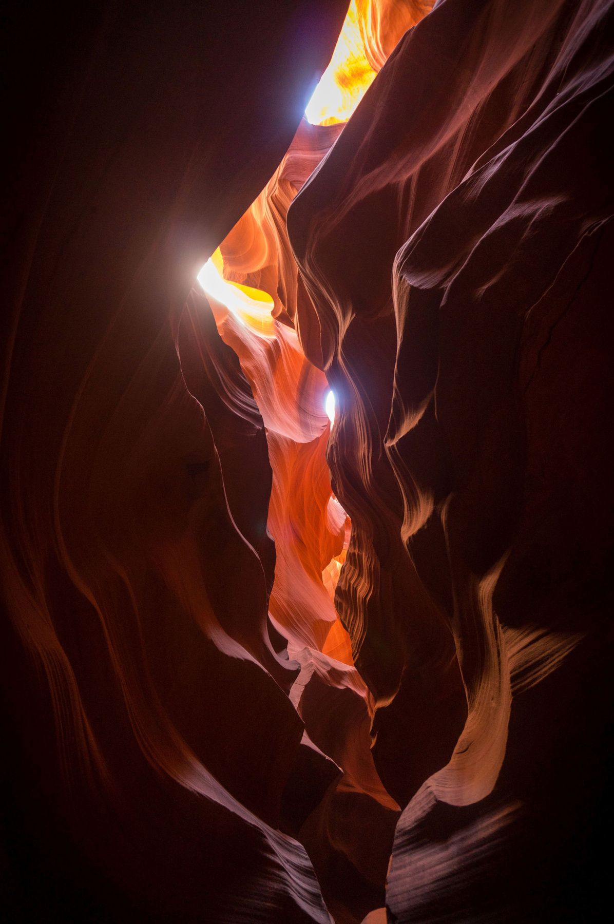 Антилопий каньон горы пещера каньон свет формы