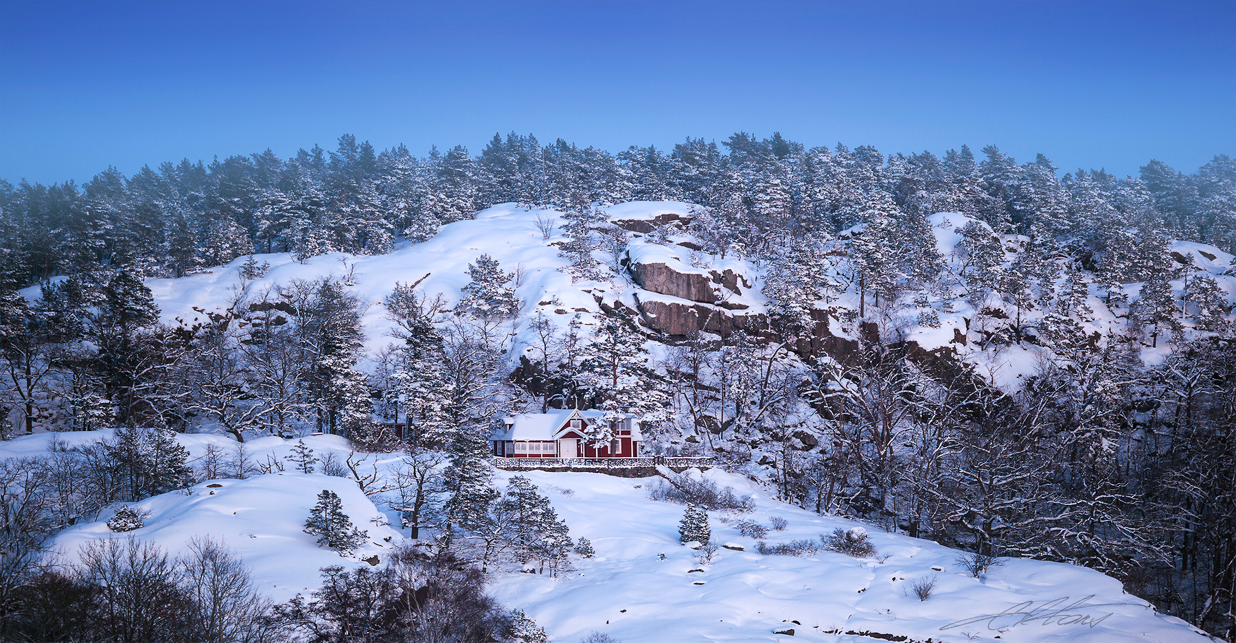 Farewell to Stockholm Digital Photo Art Landsccapes Stockholm Winter Eltons Fantasies