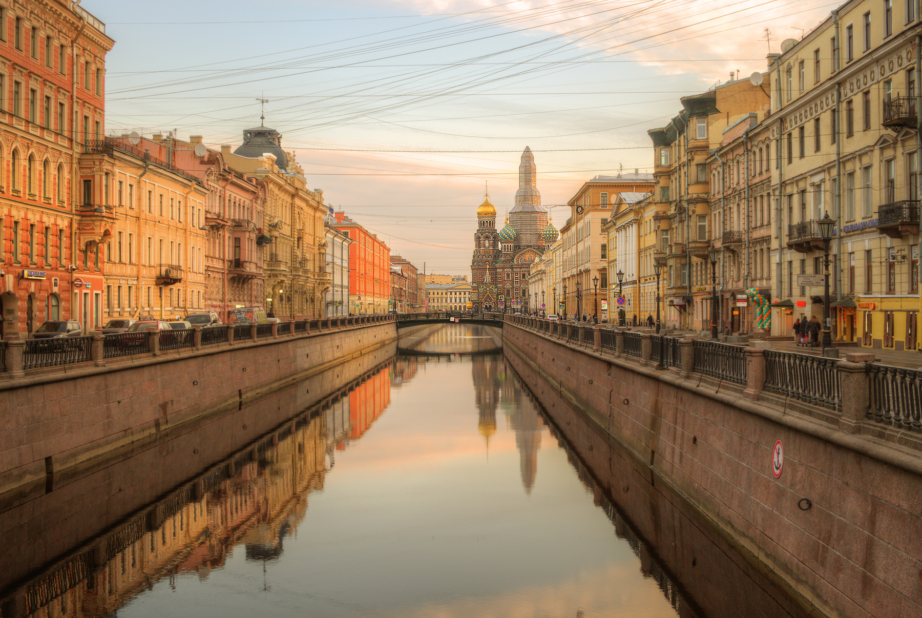 Утро на канале  Грибоедова утро канал Грибоедова Санкт-Петербург рассвет
