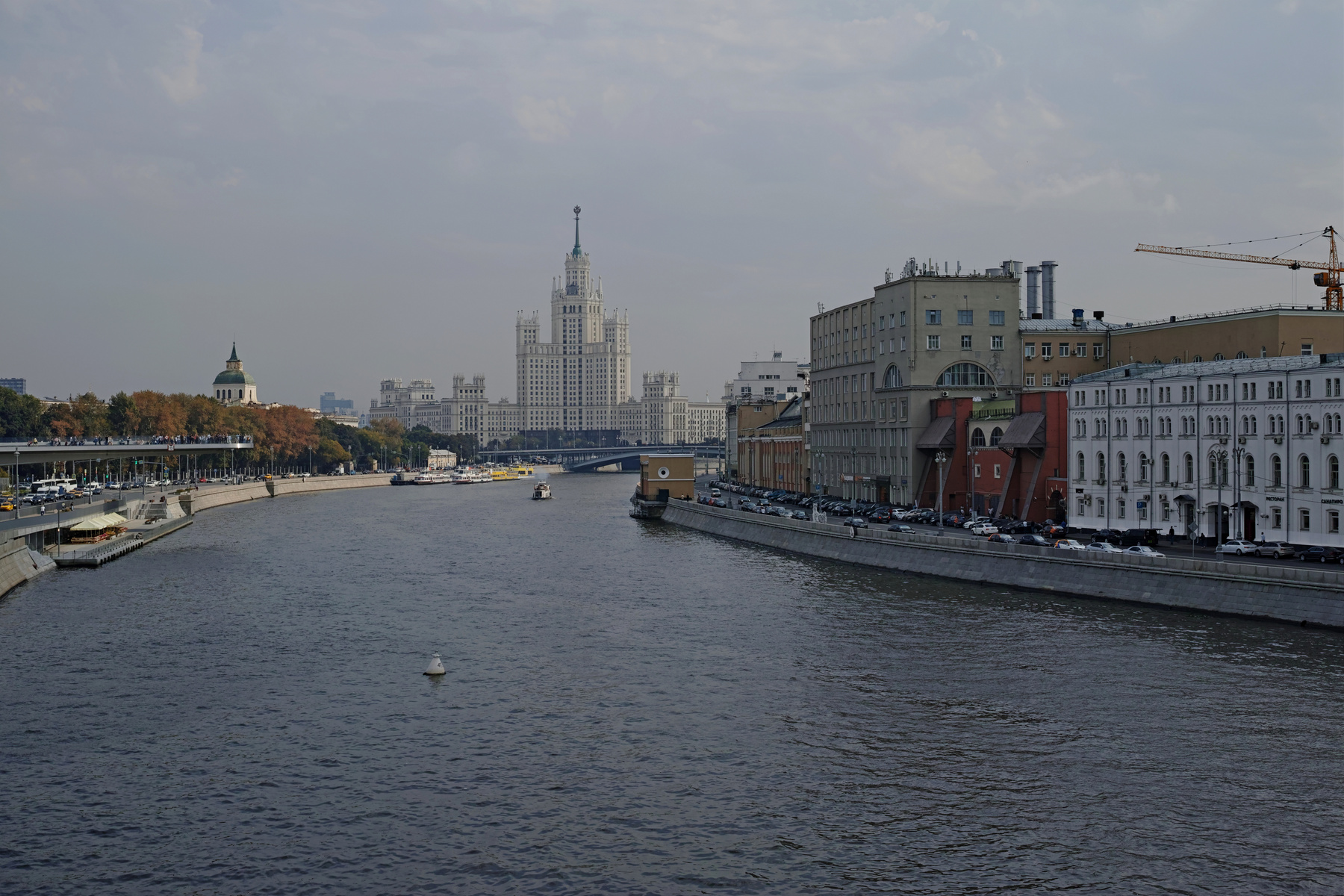 Москва-река город Москва река мост Большой Устьинский Москворецкий