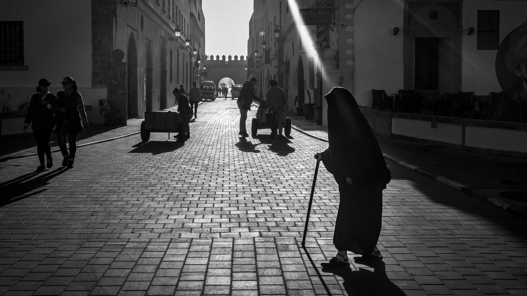На улицах Эссуэйры, Марокко 