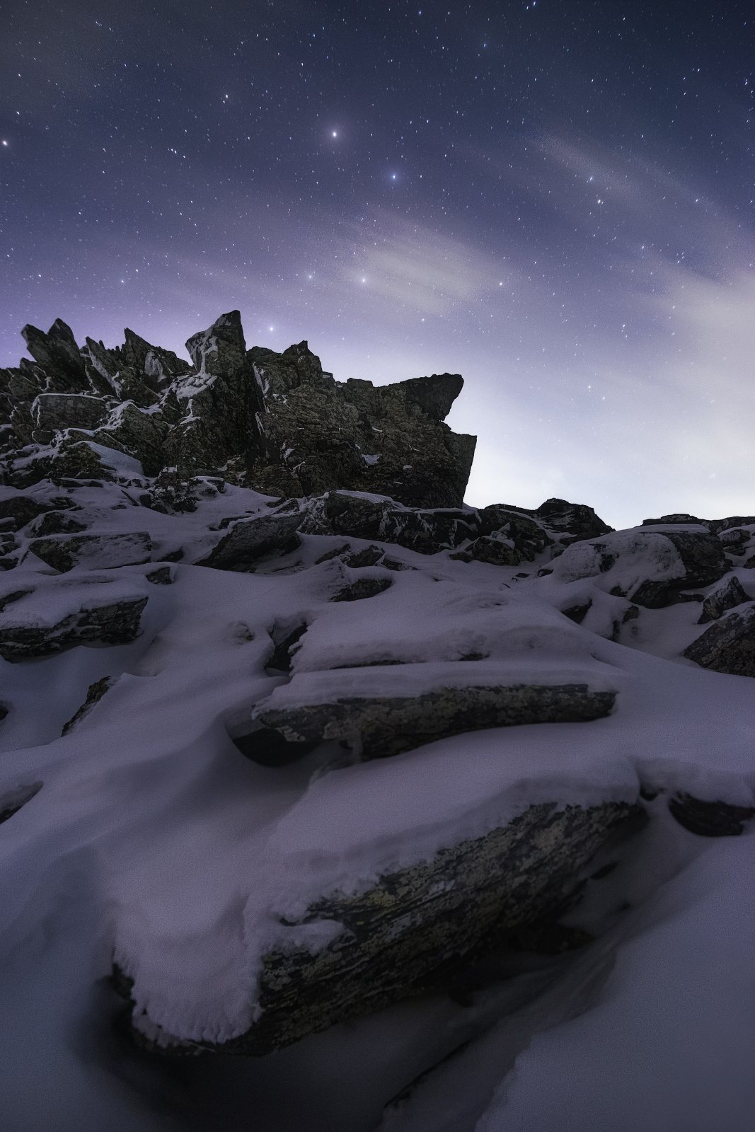 Под взглядом Большой Медведицы урал южныйурал уреньга ночь зима астро большаямедведица звезды