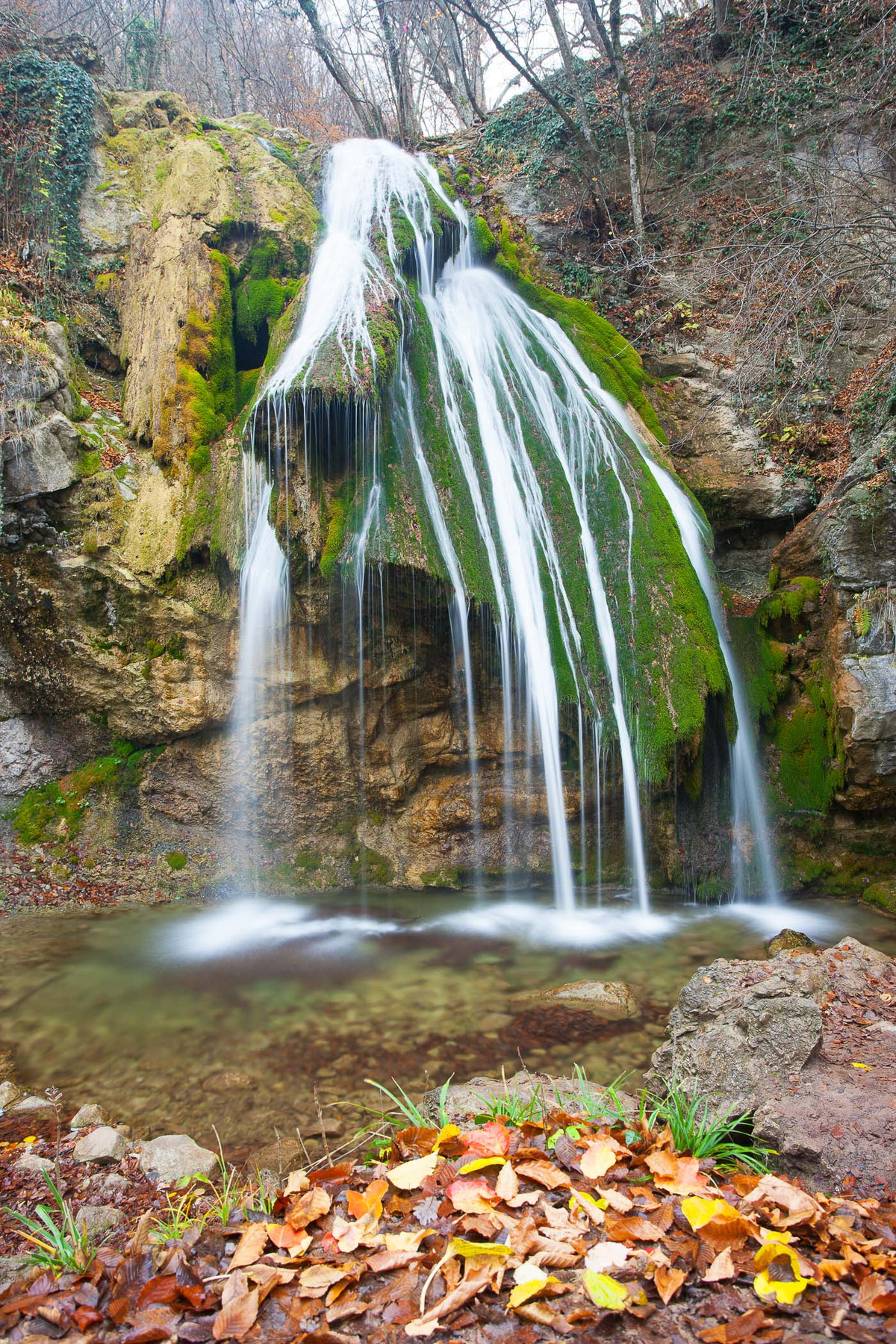 Водопад Джур-Джур Водопад Джур-Джур Хапхал Алушта Крым водопад Пейзажи Крыма