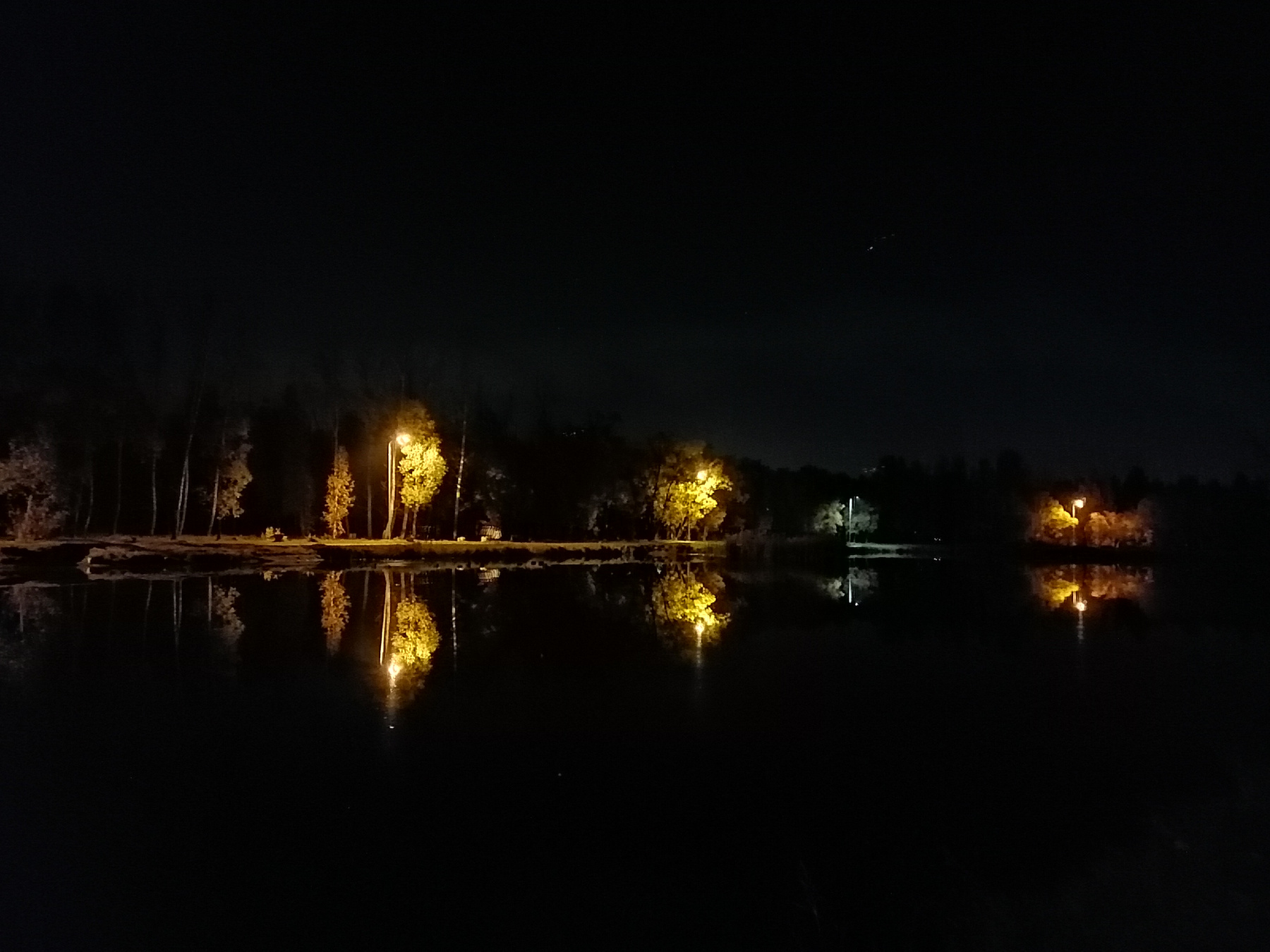 Ночной пруд 