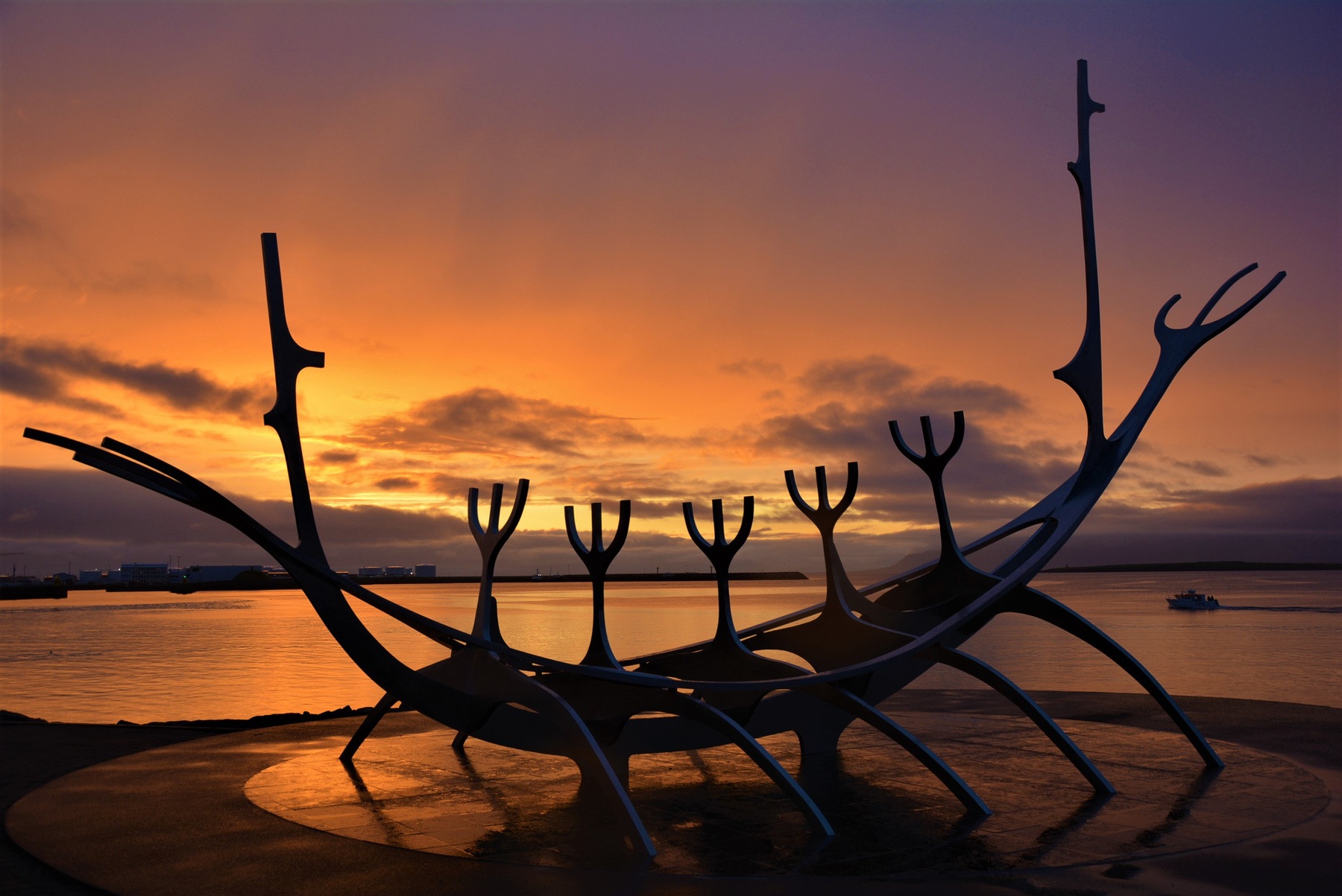 Солнечный странник исландия рейкьявик солнечный странник закат sun voyageur