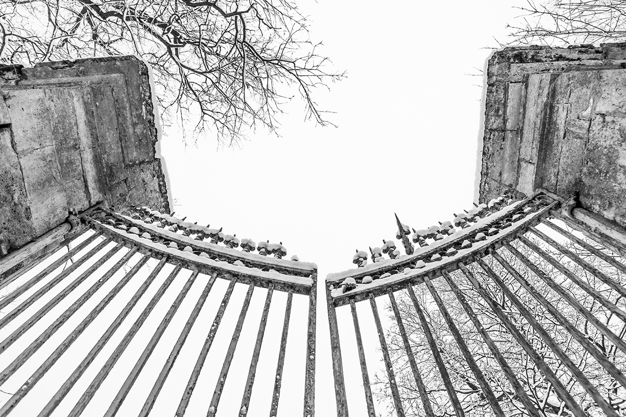 Ворота ворота зима