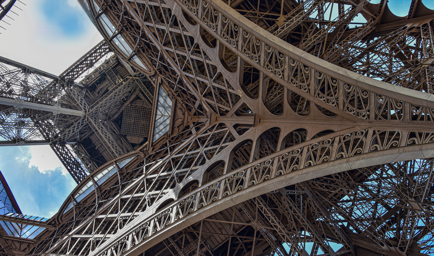 Геометрия Эйфелевой башни Эйфелева башня Париж Франция
