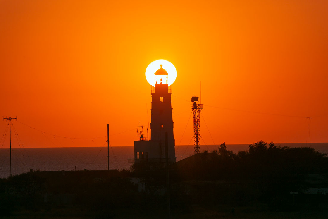 Тарханкутский маяк (Крым осень 2020 г) 