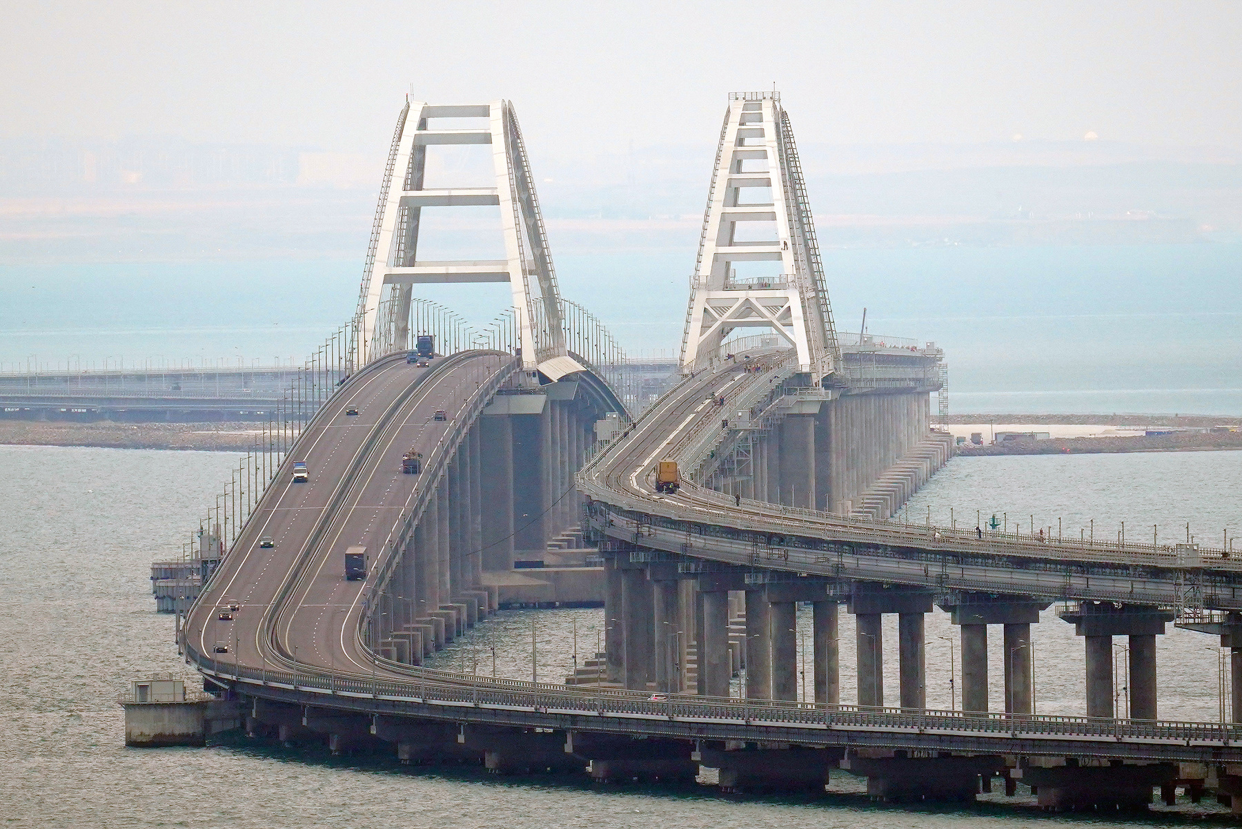 Крымский мост крымский мост керчь крым море