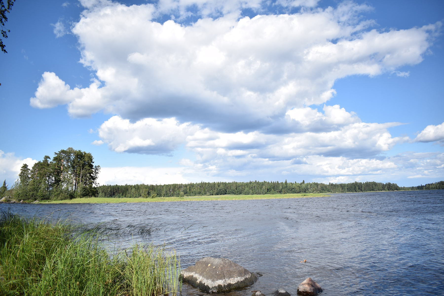 озеро Вуокса,Ленинградская область 