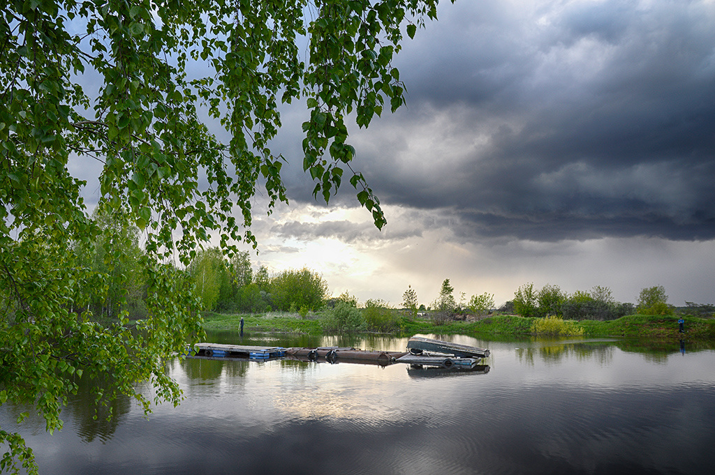 Весна на Волге Волга река весна половодье