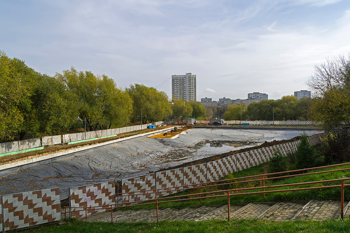 О том, как в Москве капитально ремонтируют пруды (3). 