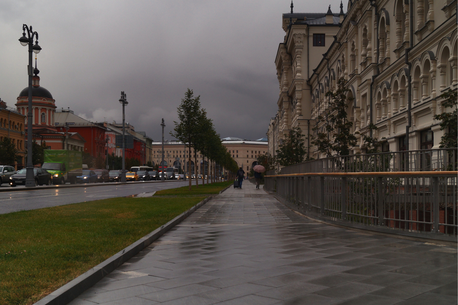 Уголок Москвы Москва дождь