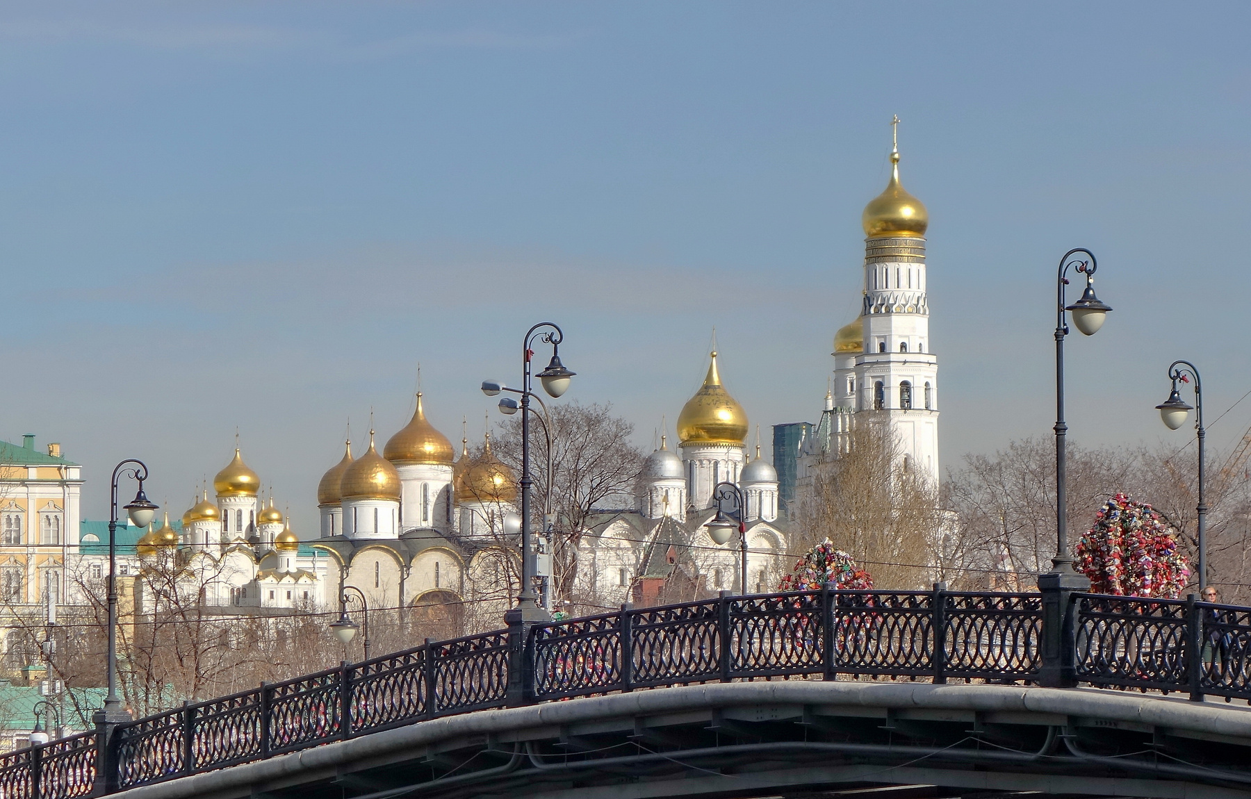 ***...там за мостом Московский Кремль... кремль москва мост пейзаж купола